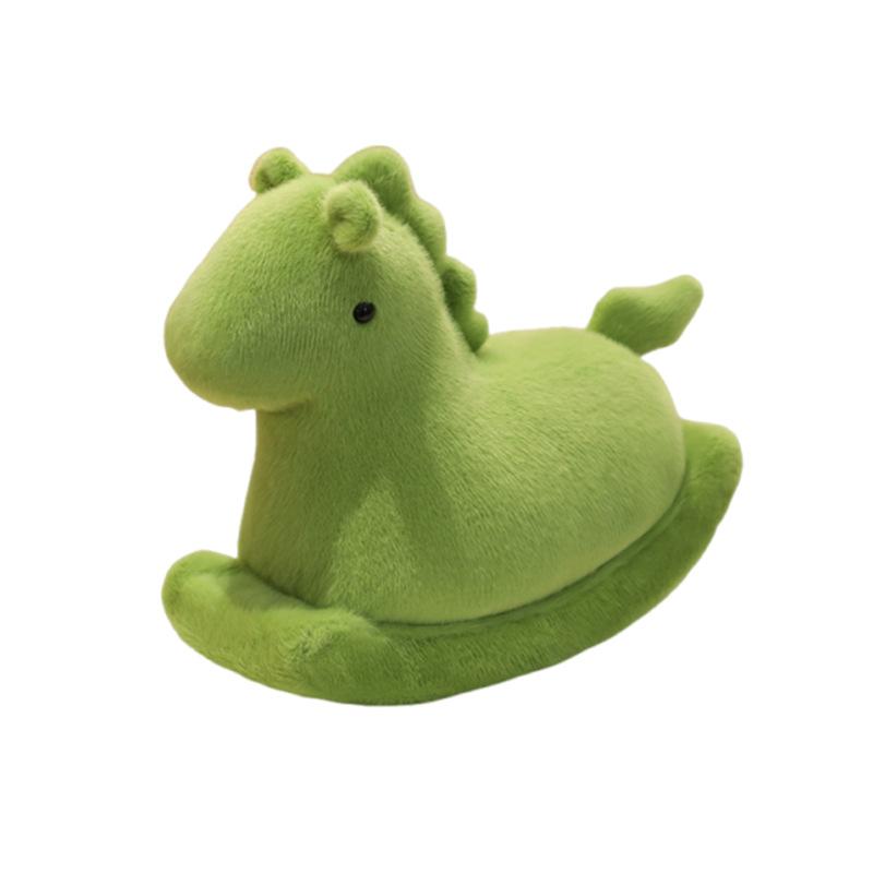 Creative and Cute Simulation Rocking Horse Plush Toy Animal Living Room Sofa Dopamine Pillow for Children