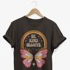 Butterfly Graphic T-shirt: Be Kind Always, Retro Rainbow Boho Tee