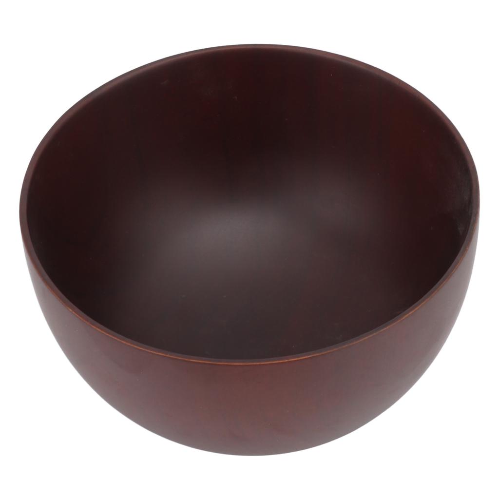 Wood Noodle Bowl Unique Wood Grain Color Pattern Japanese Soup Bowl for Home Rice Salad