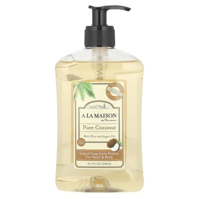 Hand & Body Liquid Soap, Pure Coconut, 500 Ml (16.9 Fl Oz)