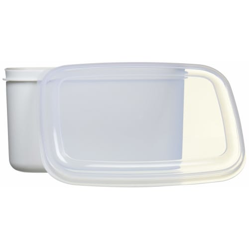 Shinki Gosei Tombo Aufbewahrungsbehälter für eingelegten Reis, 3,5 Liter, mit Deckel, geruchsdicht, beige, Siegel für eingelegten Reis, Marktdesign, 23cm breit