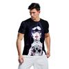 Summer Halloween Skull Digital Printed Shirt, Men's and Women's Plus Size Crew Neck Short Sleeves