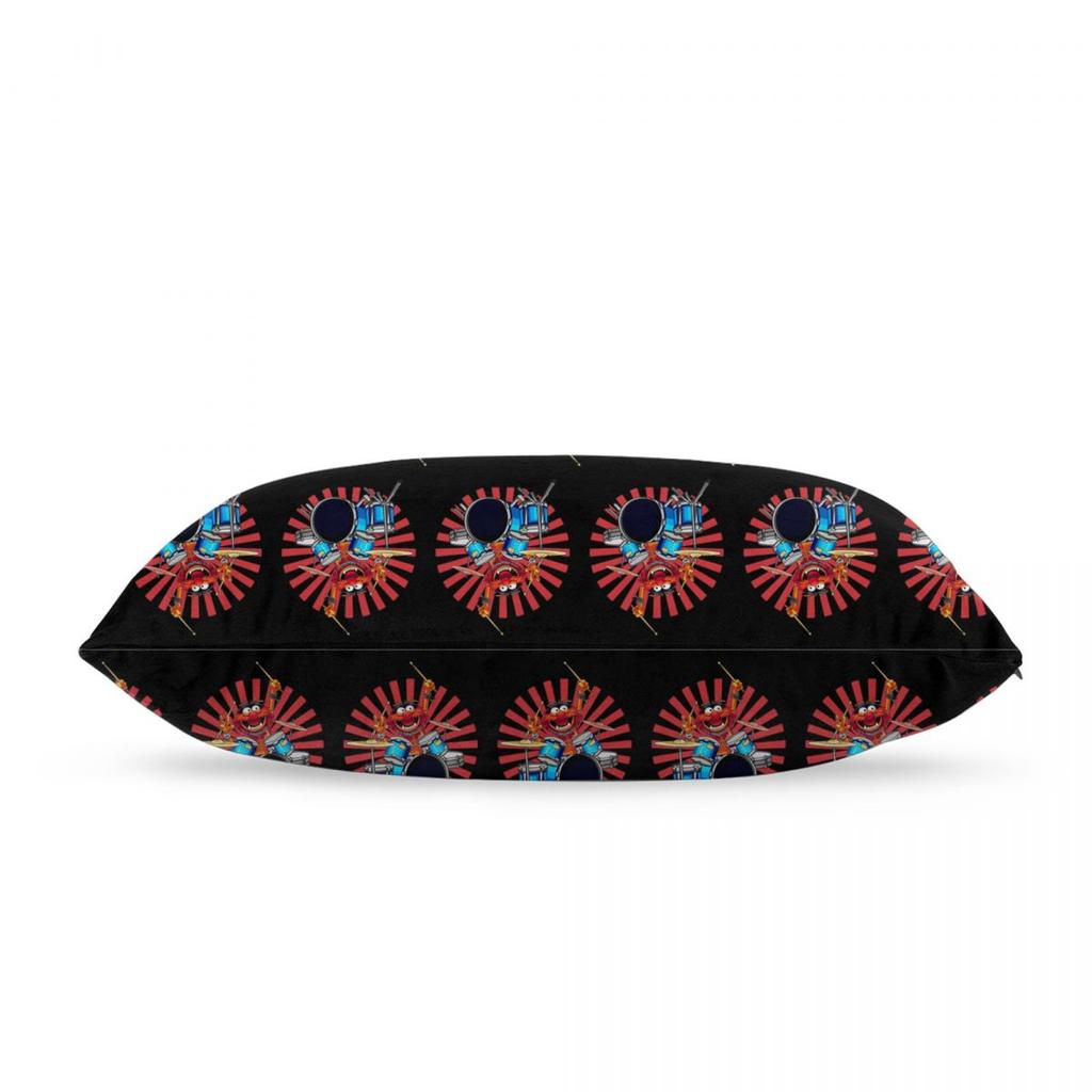 Animal Drummer Rectangle Pillowcase Cushion Cover Decorative Bedroom Bed Home Comfort Throw Pillow