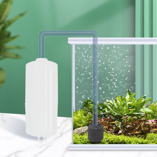 1 Set Aquarium Luftpumpe USB Lade Effiziente Sauerstoffversorgung Leiser Betrieb Energiesparende Sauerstoffpumpe Aquarium Versorgung
