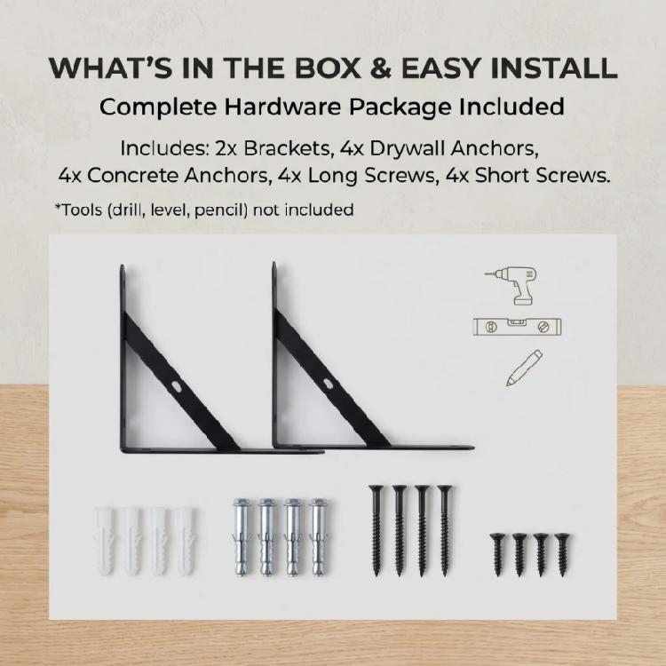 Furniture Reinforcement Hardware 10 Pack Iron Shelf Support Parts for Home Repair and Wood Board Connection Tasks