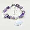 Handmade Seashell & Crushed Stone Bracelet with Lobster Clasp - Perfect Summer Travel Souvenir