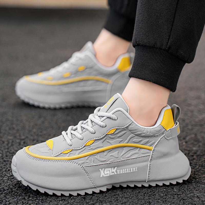 Herren Canvas Schuhe neu große Größe Mode dicke Sohle atmungsaktiv lässige Sportschuhe Herren rutschfest bequem Herren Sneaker