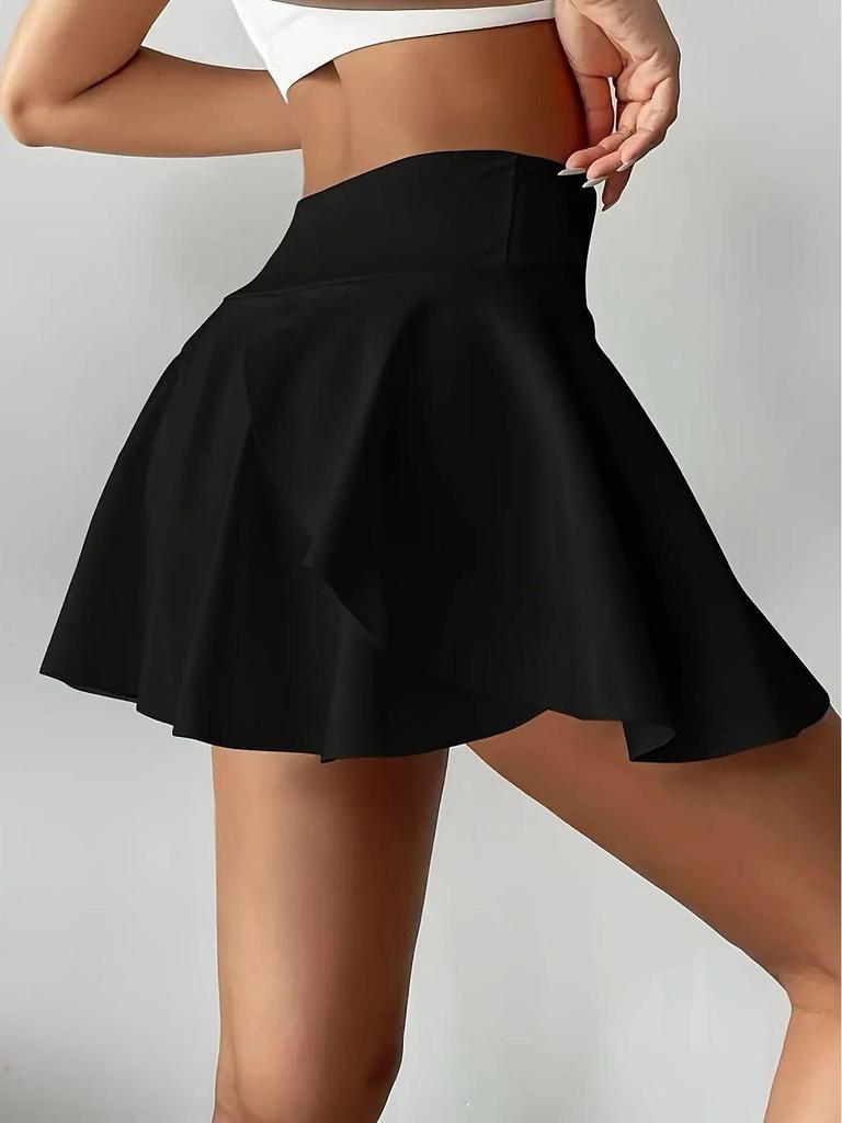 Women's Cross-border Tennis Skirt: Quick-dry, Breathable Two-in-One Anti-exposure Yoga Shorts