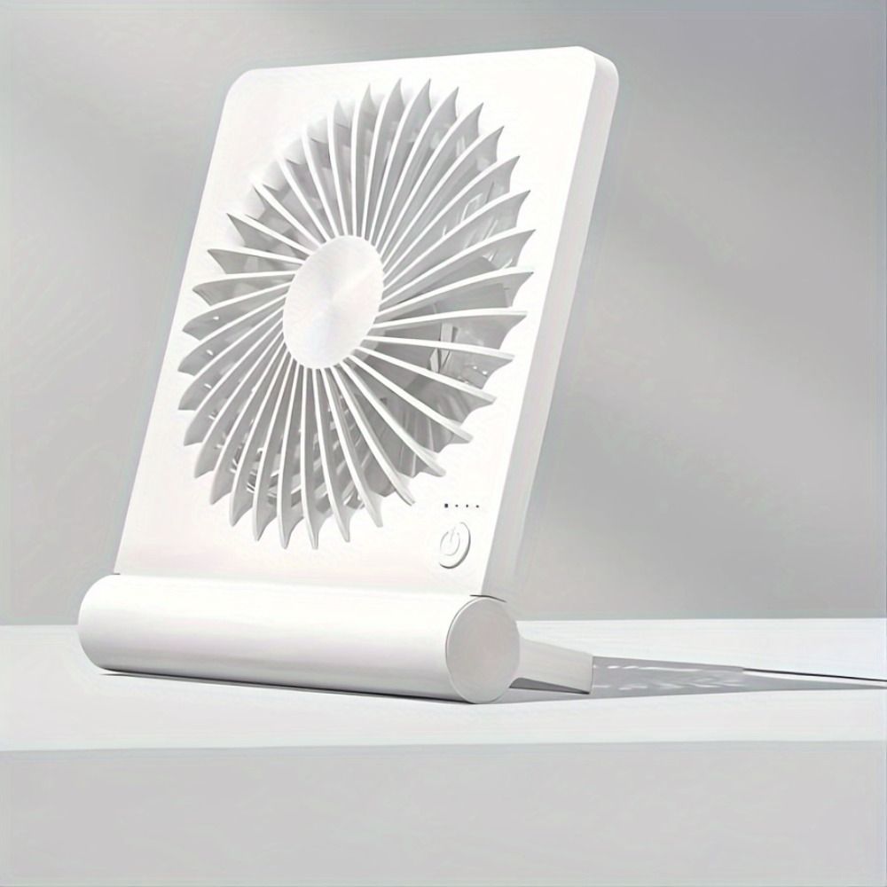 Folding Desk Fan Lightweight Ultra-thin Mini Fan Table Fan Small USB Fan  Outdoor