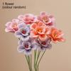 Fleur Céramique 3D Faite à la Main Fleur Artificielle Réaliste Décoration Bouquet de Fleurs Éternelles pour Salon Table à Manger Bureau Maison Décoration Vase