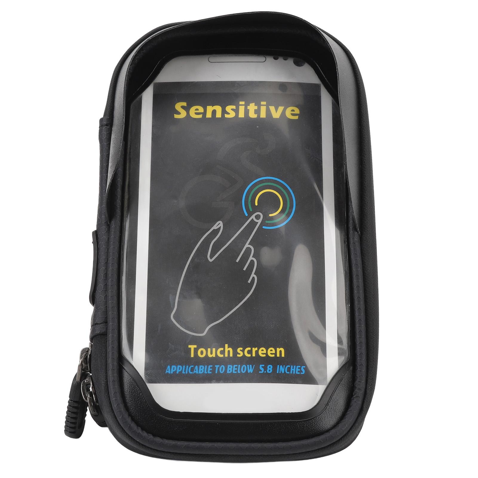 

5.8-дюймовый чехол для крепления телефона на электрический велосипед, водонепроницаемый держатель для телефона на велосипед, вращающийся на 360 градусов, ударопрочный