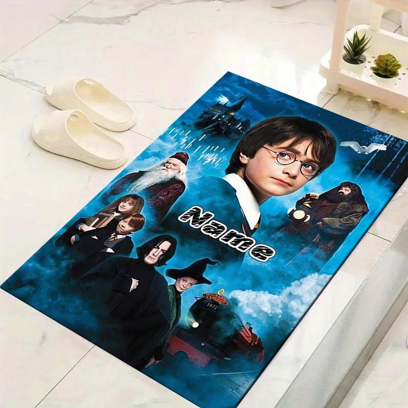 Custom 1Pc Harry Potter'S Magical Adventure Rug Office Carpet Indoor Outdoor Entrance Doormat Nonslip Soft And Comfortable Living Room D2915106
