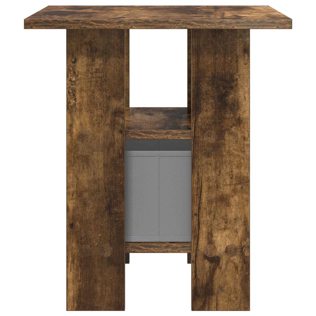 Nightstand 2 pcs Smoked Oak 41 x 40 x 45 cm