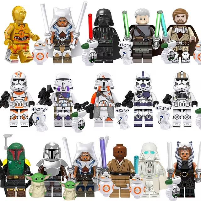 16 Styles Star Wars Boys  Educational Building Block Figures
