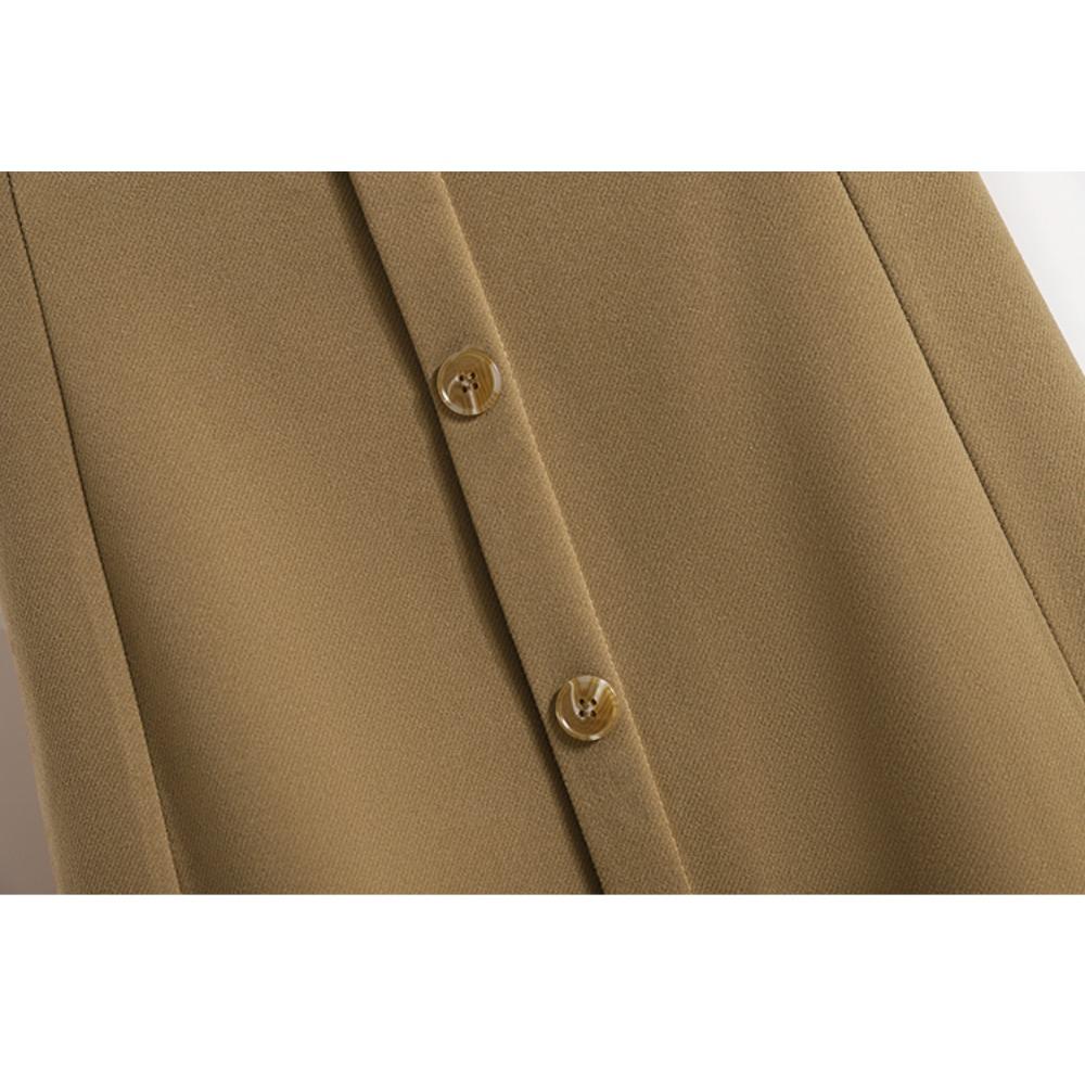 DIMANAF 2025 Plus Size Women Long Skirts Thicken Elastic Waist Trousers Oversize 5XL Autumn Winter