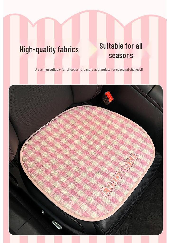 2026 Universal Cute Cat Car Seat Cushion - Comfortable, High-Quality, Four Seasons Half-Cover.
