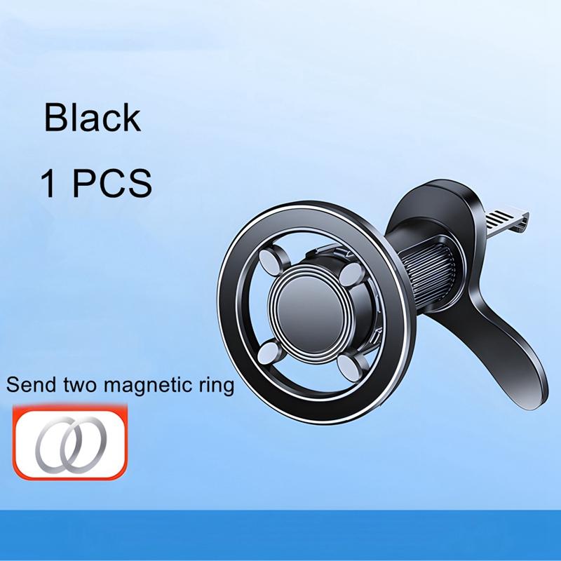 Car Phone Holder,Magnetic Phone Holder for Car Air Vent Phone Holder Mount,360° Rotation Phone Holders чёрный