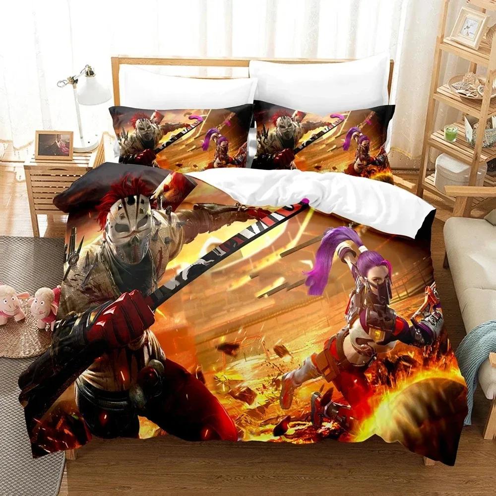 Free Fire Game Battlegrounds 3D New Duvet Cover Pillowcase Bedding Set Adult Boy Bedroom Decoration Children Single Double Large
