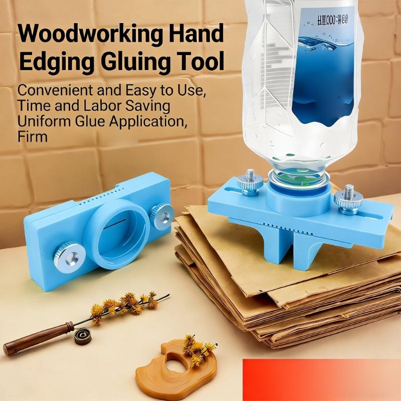 Woodworking Edge Banding Glues Applicator Board Edge Gluing Tool for 10-22mm Wood Panels Manual Glues Spreading Tool