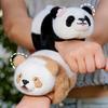 Simulation Slap Bracelet Series Soft Plush Doll Slap Bracelet Panda Plush Wrist Band  Christmas Toy