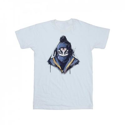 Mens Shang-Chi And The Legend Of The Ten Rings Razor Fist Masked Paint T-Shirt