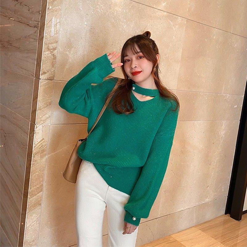 Sweater Pullover Women Autumn and Winter 2023 Popular Niche Design Sense of Inner Matching Knitwear Pullover Female Top