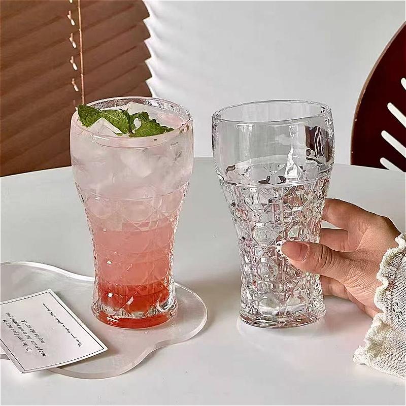 300ml Juice Beverage Cups Drinking Glasses Cold Drink Mug Creative Wine Glasses Simple Drinkware Multiple Styles of Beer Glass