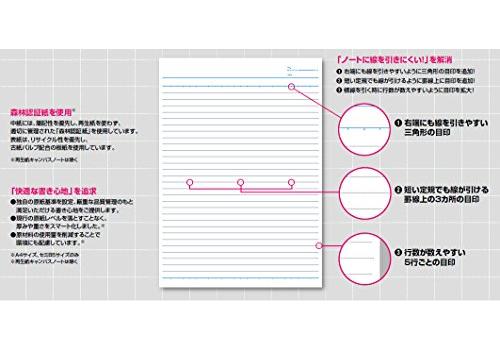 Kokuyo Campus Notebook A5 B ruled 50 sheets No-105BN