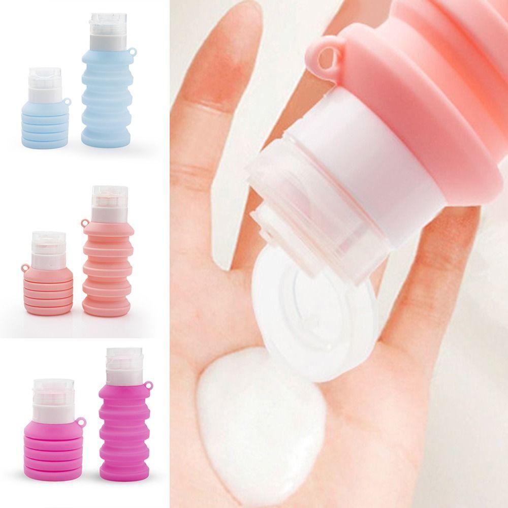 

Leakproof Folding Bottle Refillable Dispensing Bottles Portable Lotion Bottle