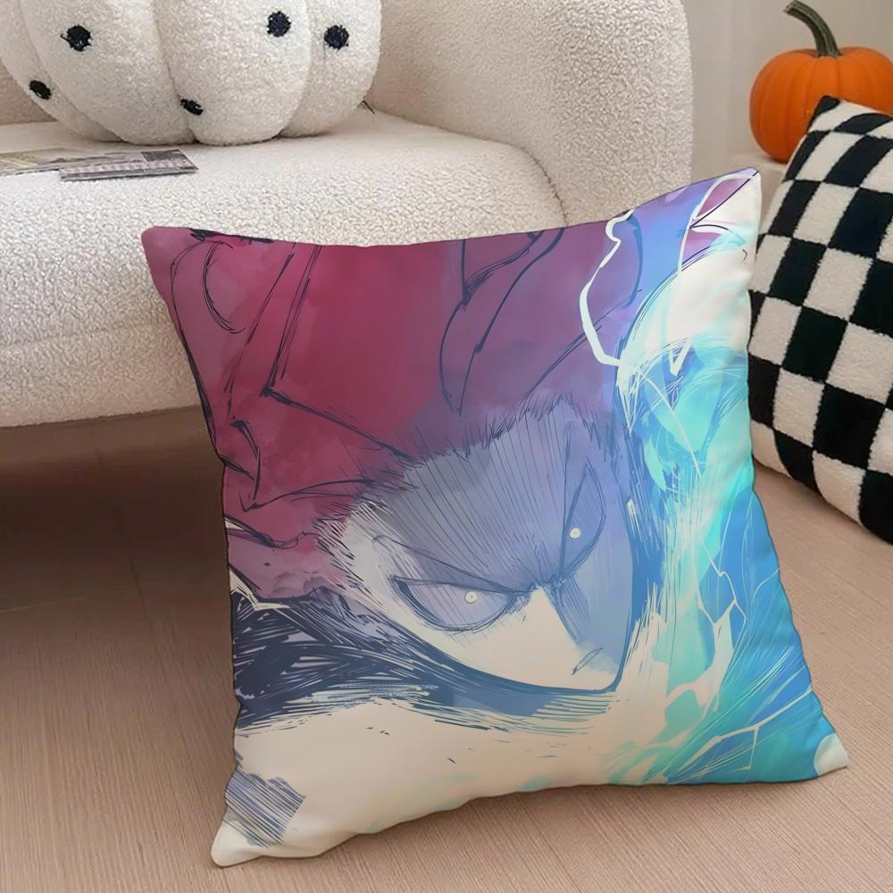 Anime Action HHardcore Leveling WWarrior Cushion Cover Throw Pillow Cover Hidden Button Durable Polyester Chair Cushion
