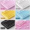 PBT Horizon Doppelwand Milchreis Gelee Tastenkappen - Transluzentes Mechanisches Tastatur Set
