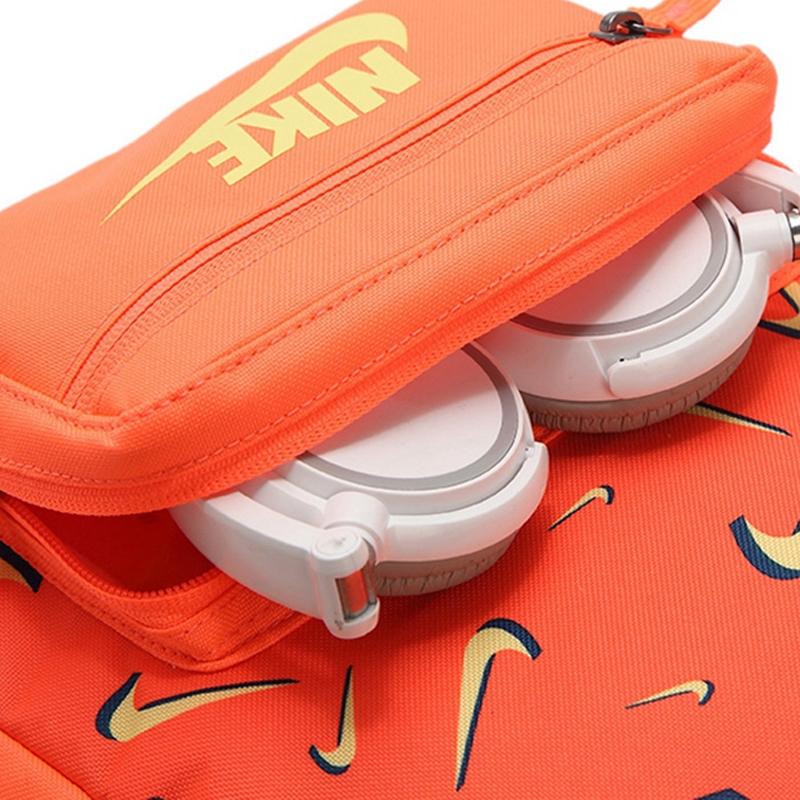Nike Polyester Backpack Regular Men's Orange CU8331-854