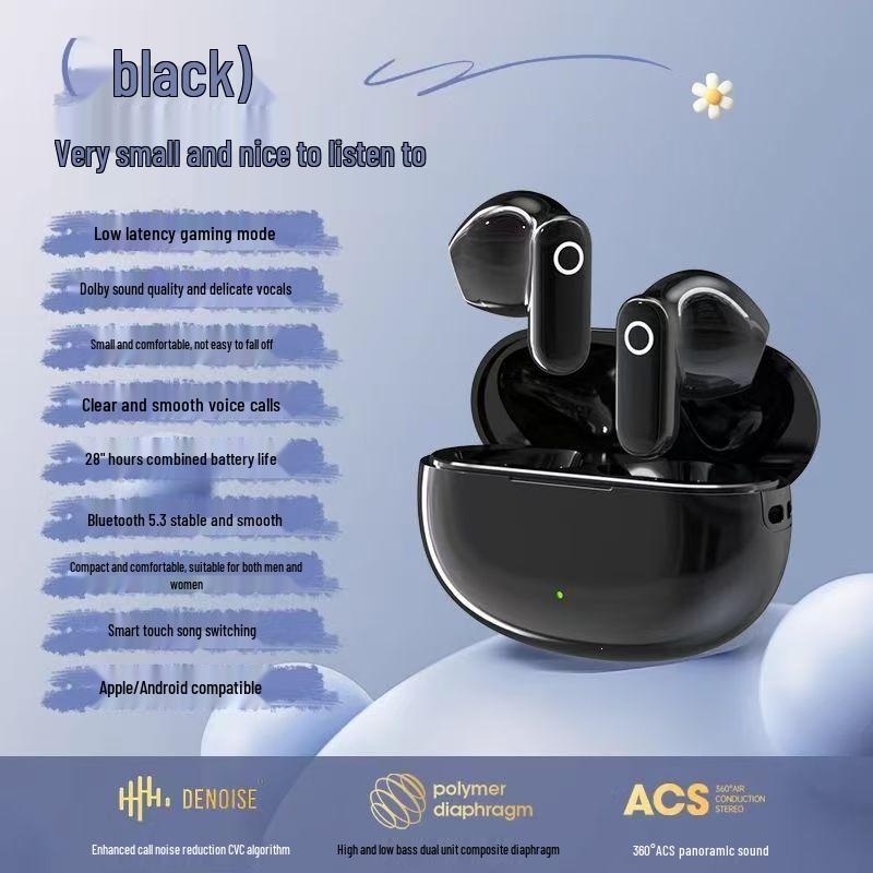 2026 New Model Wireless Bluetooth In-Ear Earbuds: High-Quality Sound, Long Battery Life, Comfortable Fit, Portable, Universal Touch.