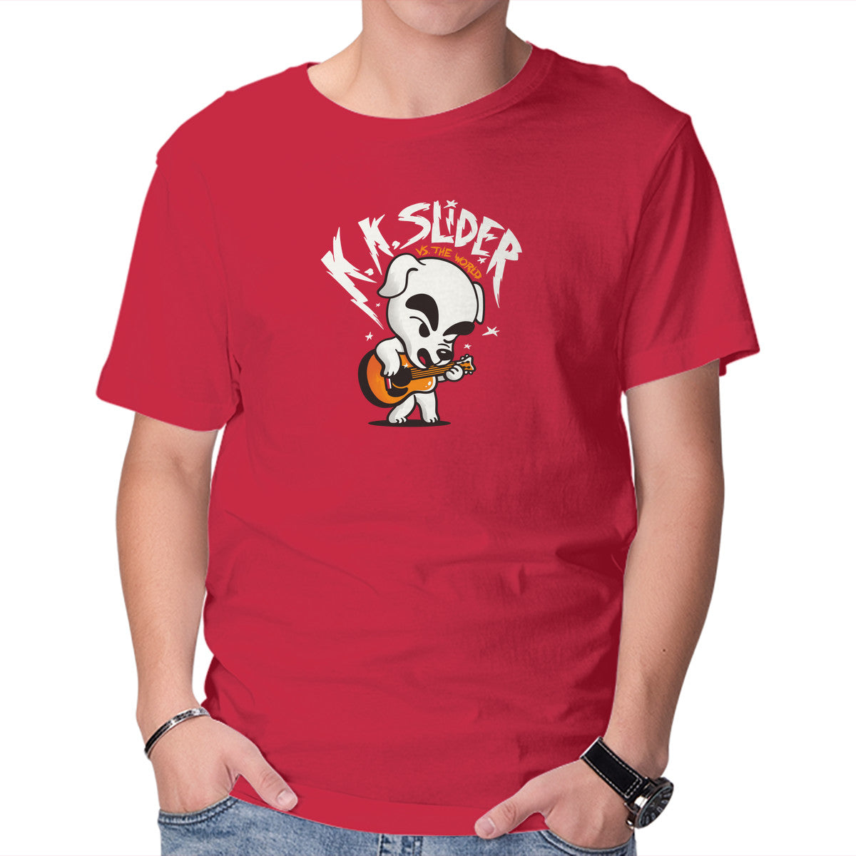 Unisex Crew Neck T-Shirt K.K. Slider vs the World Graphic Short Sleeve Casual Tee XXXL