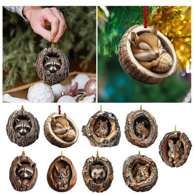 Pattern 2d Acrylic Ornament For Christmas Tree Decoration Seasonal Decor For Hanging Decorations For Home Fast Shipping