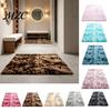 Plush Area Rug for Living Room Shag Rug, Fluffy Tie-Dye Indoor Soft Fuzzy Anti-Skid Cushioning Floor Comfort Modern Furry Carpet Bedroom Kids Nursery