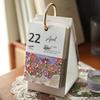 2026 Oil Painting Daily Tear-Off Calendar: Healing Desktop Ornament, 365 Days, Ins Style