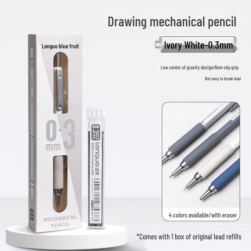 עפרון מכני מתכתי בעל מרכז כובד נמוך לכתיבה מקצועית וציור מנגה