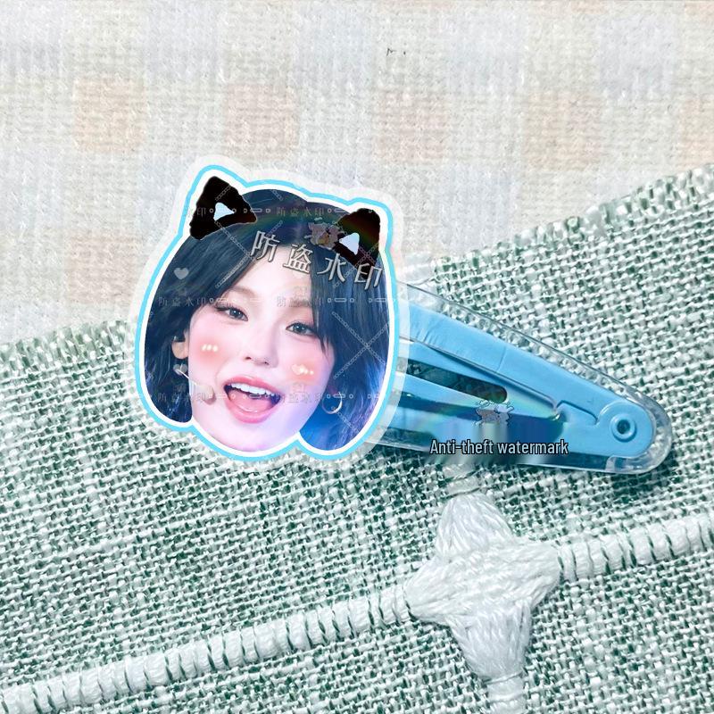 ITZY Yeji & Yuna Star Acrylic Hair Clips - Concert Support Accessories