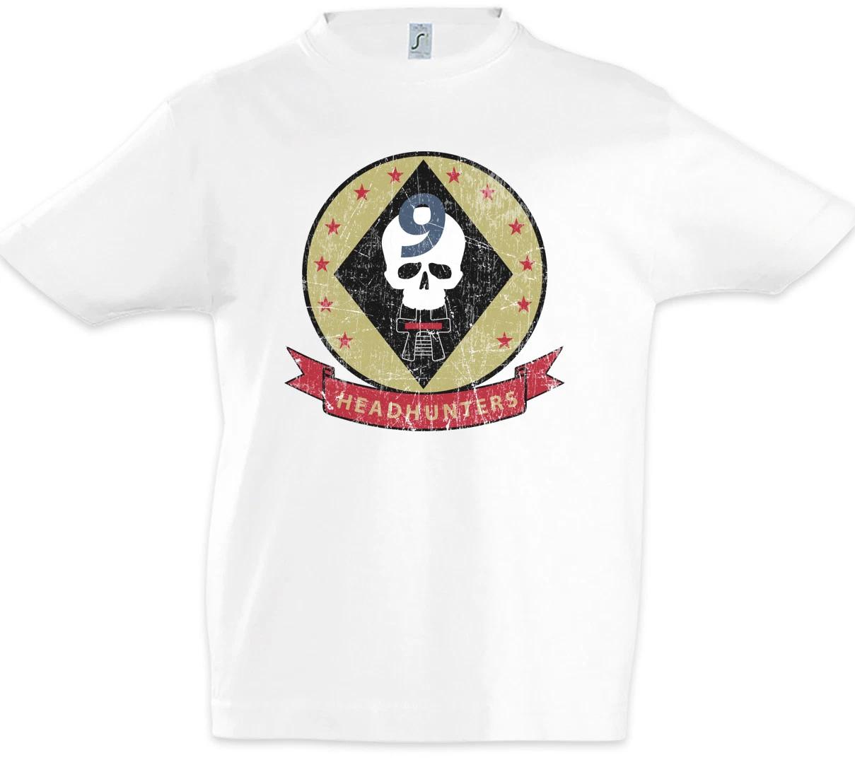 Headhunters Badge Kids Boys T-Shirt Battlestar Fun Galactica Space Ship Logo 130