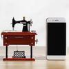Sewing Machine Mini Music Box Hand-crank Music Box Ornament Sewing Machine Desk Decoration for Wedding Party Gathering Home
