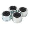 4pcs 1.98in Trailer Bearing Dust Cap Trailer Axle Oil Cap with Rubber Plugs for 2000 To 3500 Lbs Trailer Wheel Hubs