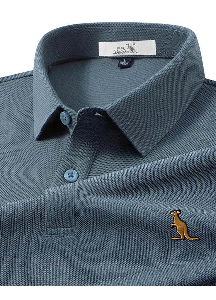 Summer T-shirt Embroidered Short Sleeve Polo Shirt for Men