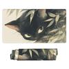Mouse Pad Large Gaming Anime Cat Japanese Style Cat Japanese Pattern Mouse Mat Desk Mat Extra Large Large Keyboard Pad Rubber Sole ELECOM Optical