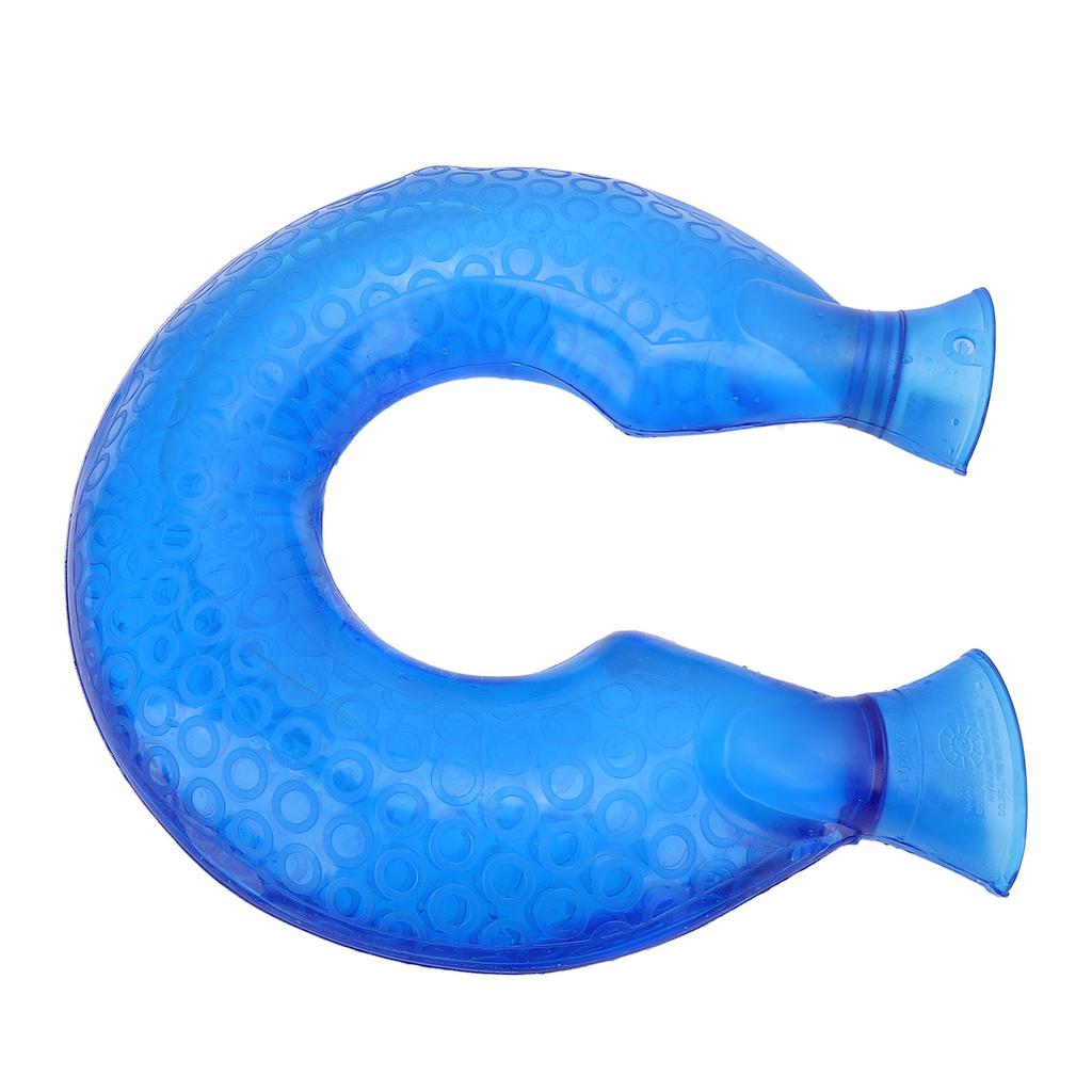 U Shaped Hot Water Bottle 1.4L PVC Cold Hot Water Bag Neck Heating Pad with Cover for Winter Neck