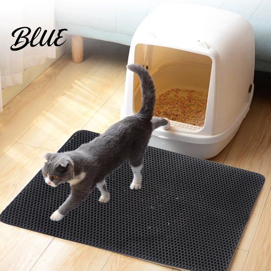 Dual Layer Waterproof Supply Mat Floor Cat Litter Honeycomb Non-Slip Pad Pet