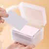 White & Transparent Desktop Storage Box Pos Collection Box Jewelry Container Id Card Organizer