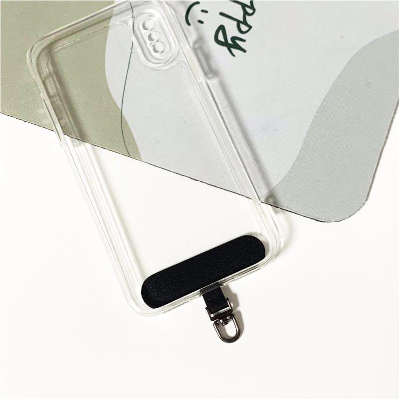 2-3Pcs New 360 Rotatable Phone Lanyard Tether Tab Nylon Patch Gasket Cellphone Straps Chain Safety Connecter