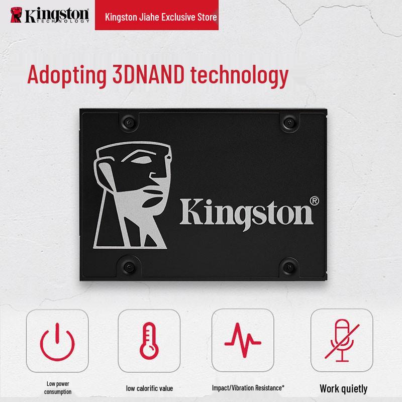 Kingston KC600 Series 512GB SATA SSD with 550MB/s Read Speed