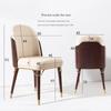 Light Luxury Solid Wood Dining Chair Negotiation Table Chair Postmodern Simple Chair Household Backrest Bedroom